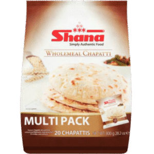 SHANA WHOLEMEAL CHAPPATTI 20 PS