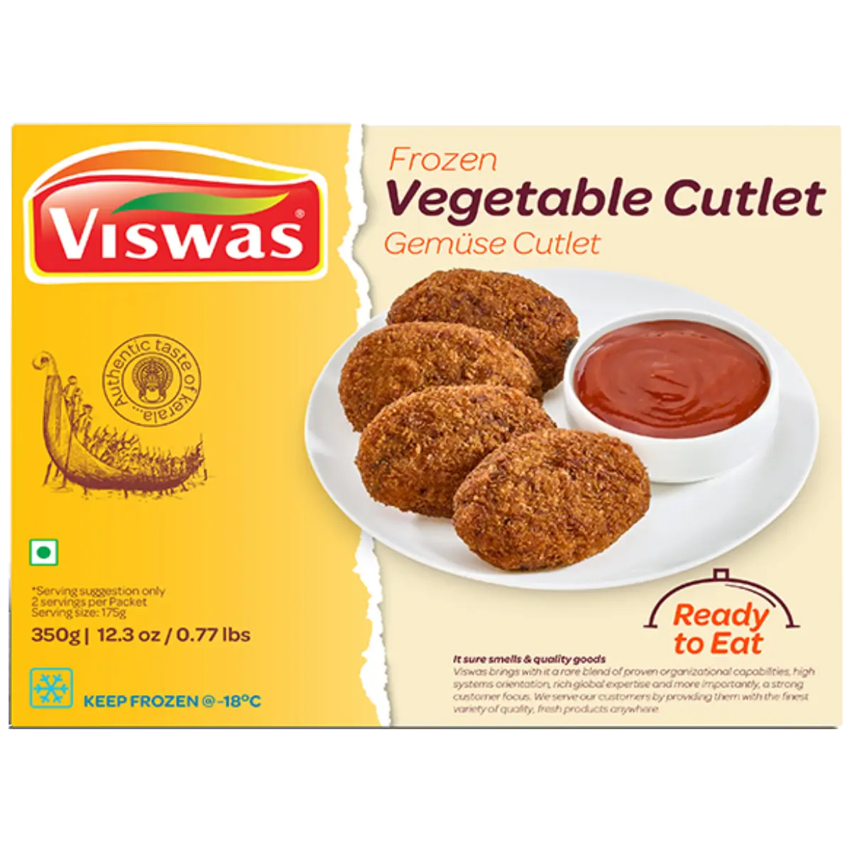 Viswas Frozen Vegetable Cutlet